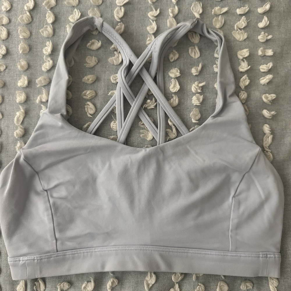 Lululemon Athletica Light Gray Sports Bra